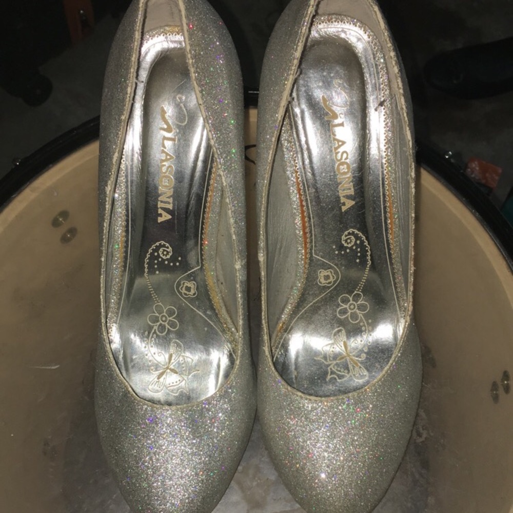 Sparkly heels